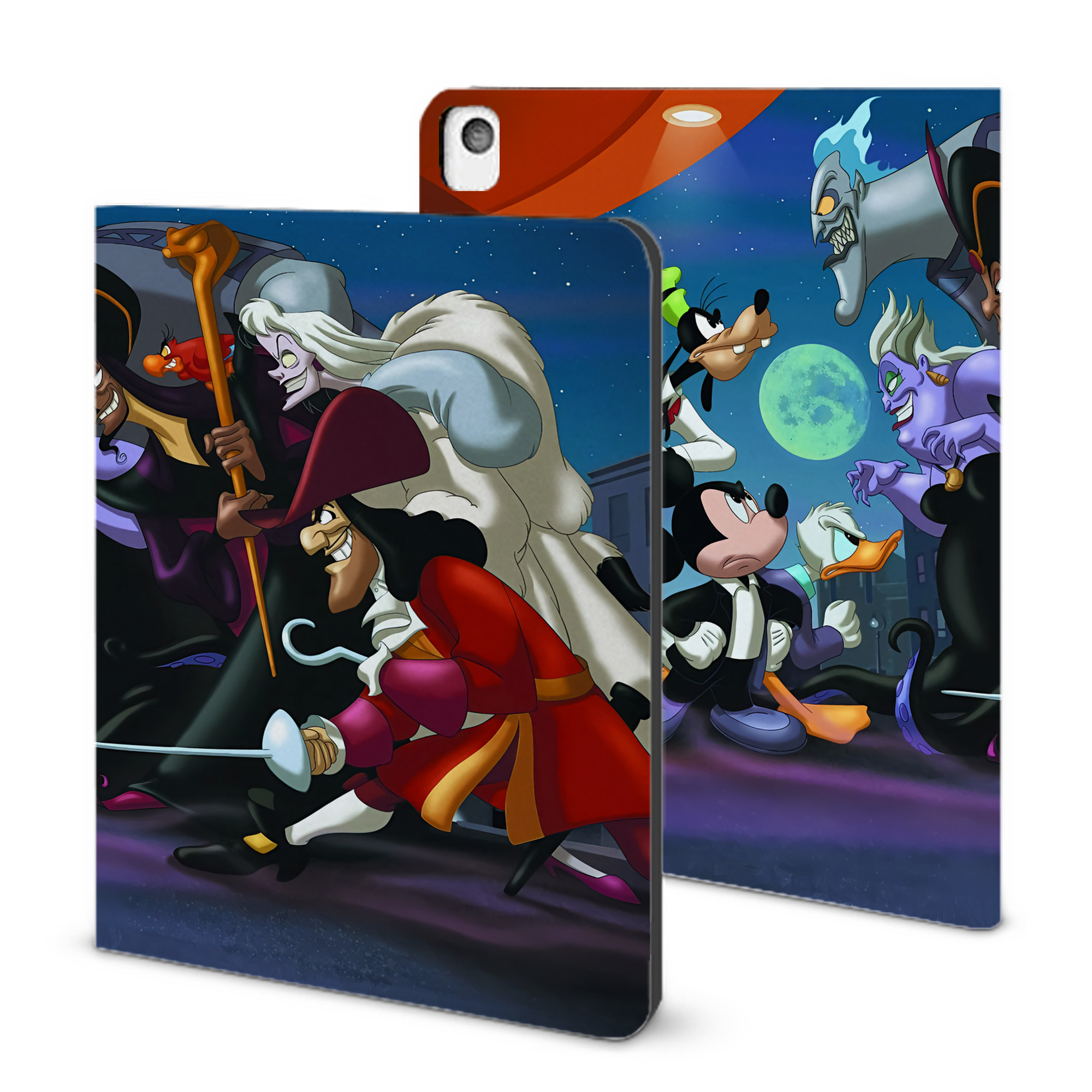 （画像用） ミッキーマウス Mickey Mouse IPadケース ペンホルダー付き ブックスタイルデザイン